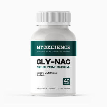 MYOXCIENCE NAC Glycine Supreme | N-Acetyl-L-Cysteine, Glycine, and Taurine Combination (Natural Peach and Pineapple Flavor) (30 Servings)