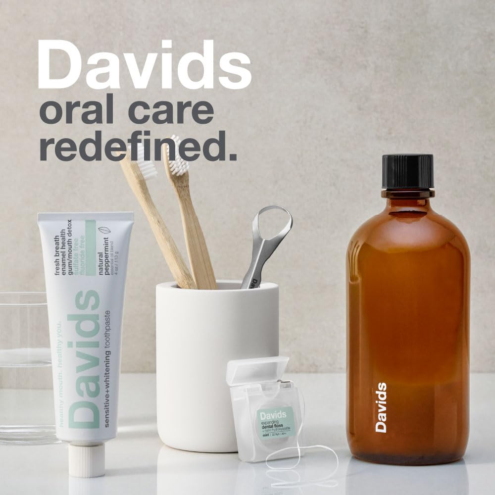 Davids Nano Hydroxyapatite Mouthwash Refill Alcohol-Free Fluoride-Free