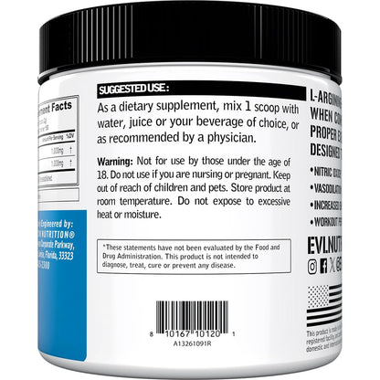 L Arginine L Citrulline Powder - Invigorating Nitric Oxide Powder with Ideal 1:1 Ratio L-Citrulline & L-Arginine 1000mg Each Per Serving for Enhanced Pumps Energy & Stamina (Unflavored, 75 Servings)