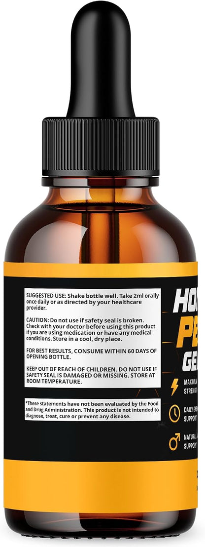 Honey Peak Gelatin Drops for Men, Natural Supplement 1-Pack, 30 Servings
