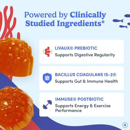 FIRST DAY Probiotic for Teens Ages 13-18, 3-in-1 Gummies, 60ct