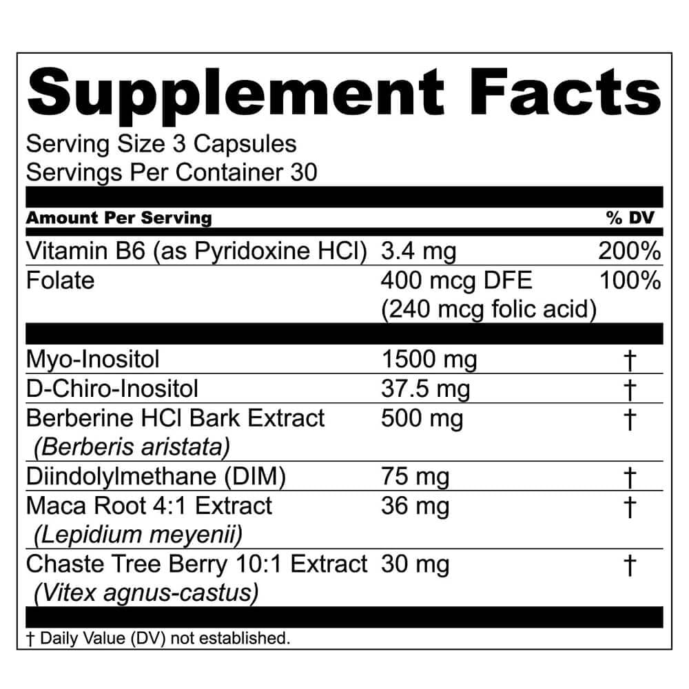 Live Conscious Beyond Hormone Daily Menopause & PMS Supplement - Metabolism Support & Healthy Estrogen Balance for Women - Berberine, DIM, Chaste Tree Berry, Maca Root, Myo & D-Chiro-Inositol - 90 Ct.