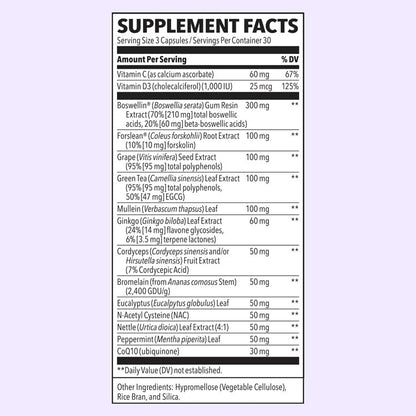 LifeSeasons - Lung Capaci-T - Lung & Respiratory Support Supplement