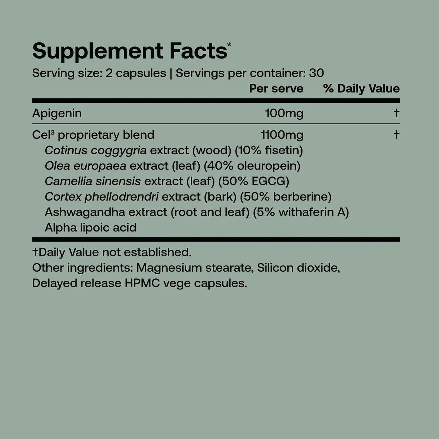 SRW Laboratories Cel³ Renewal | Supports Youthful Cell Function and Renewal, Eliminates Cellular Waste and Supports Healthy Aging | 60 Capsules