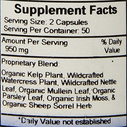 Dr. Christopher's Original Formulas Thyroid Maintenance Formula Capsules, 100 Count