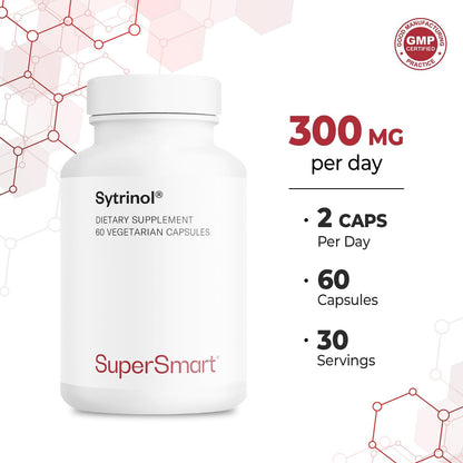 Supersmart - Sytrinol Supplement 300mg per Day (High Absorption) - Citrus Bioflavonoids & Tocotrienols Complex - Palm Fruit Extract | Gluten Free - 60 Softgels