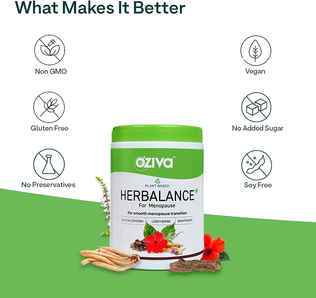 SSAR Plant Based HerBalance Menopause Relief Drink (with Black Cohosh, Lodh Bark & Licorice)
