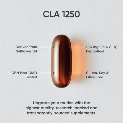 Sports Research CLA - 1250mg with Active Conjugated Linoleic Acid for Men and Women