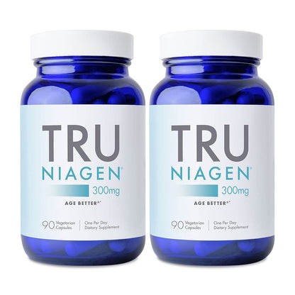 TRU NIAGEN Patented NAD+ Supplement, 300mg Niagen, 30 Servings | Nicotinamide Riboside (NR) Take 1 Daily | 1 Bottle