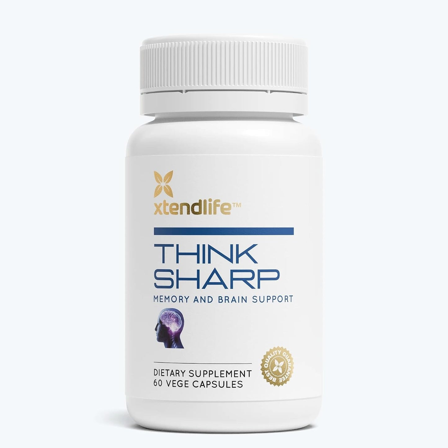 Xtendlife Think Sharp Premium Brain Support for Memory, Attention, and Function - 60 Count (Pack of 1)