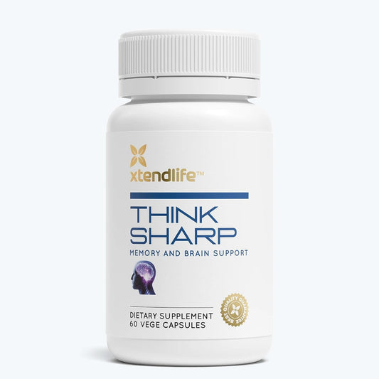 Xtendlife Think Sharp Premium Brain Support for Memory, Attention, and Function - 60 Count (Pack of 1)