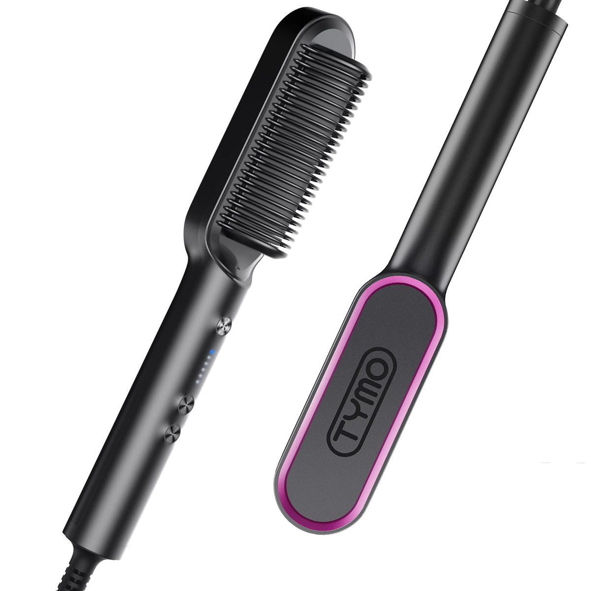 Hair Straightener Brush, TYMO Ring Hair Straightener Comb Straightening Brush 