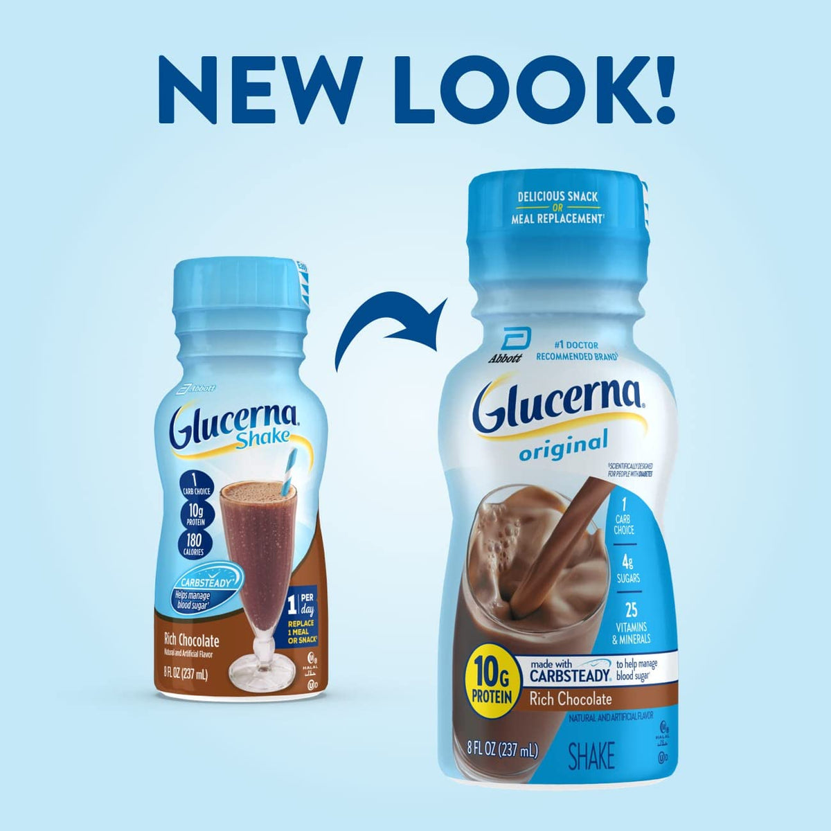 Glucerna Nutritional Shake, Diabetic Drink to Support Blood Sugar Manage