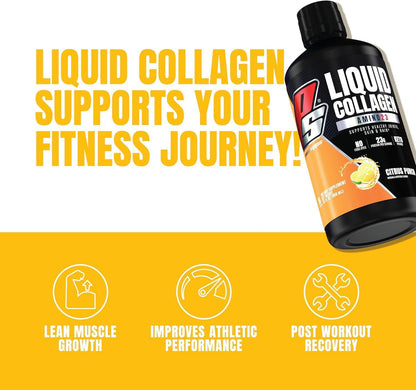 PROSUPPS L-Carnitine 3000 Stimulant Free Liquid Shots (Berry) Amino23 Liquid Collagen Shots (Citrus Punch) Bundle