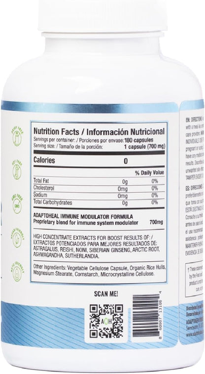 ADAPTOHEAL Immodulator Adrenal Support Supplements (180 Capsules)