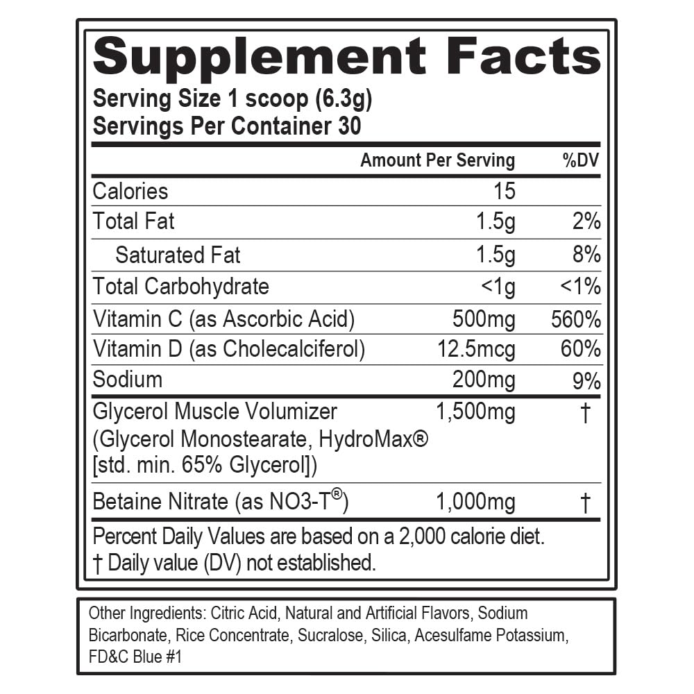 EVL PumpMode Nitric Oxide Supplement - Nitric Oxide Booster Pump Pre Workout Powder with Glycerol and Betaine for Muscle Recovery Growth and Endurance - Stim Free Pre Workout Drink (Unflavored)