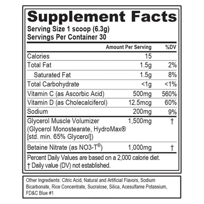 EVL PumpMode Nitric Oxide Supplement - Nitric Oxide Booster Pump Pre Workout Powder with Glycerol and Betaine for Muscle Recovery Growth and Endurance - Stim Free Pre Workout Drink (Unflavored)
