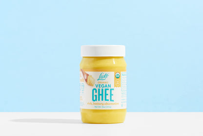 Livlo Organic Vegan Ghee - Plant Based Butter - No Refrigeration Necessary - Dairy, Soy Free, and Gluten Free Substitute to Ghee and Butter - 14 oz.