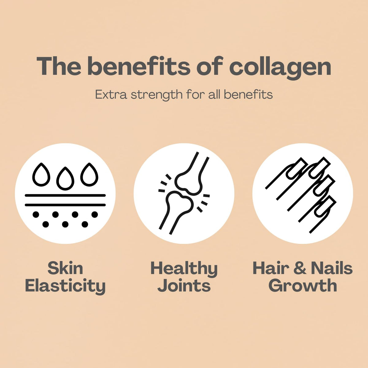 2800mg Marine Collagen Capsules – Highest Strength Type 1 Hydrolysed Collagen with Hyaluronic Acid and Vitamin C