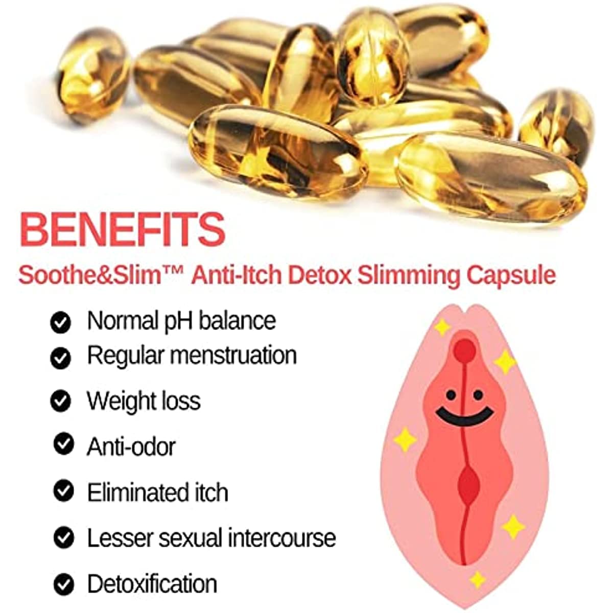 iscentan Soothe&Slim Anti-Itch Detox Slimming Capsule,Instant Anti-Itch Detox Slimming
