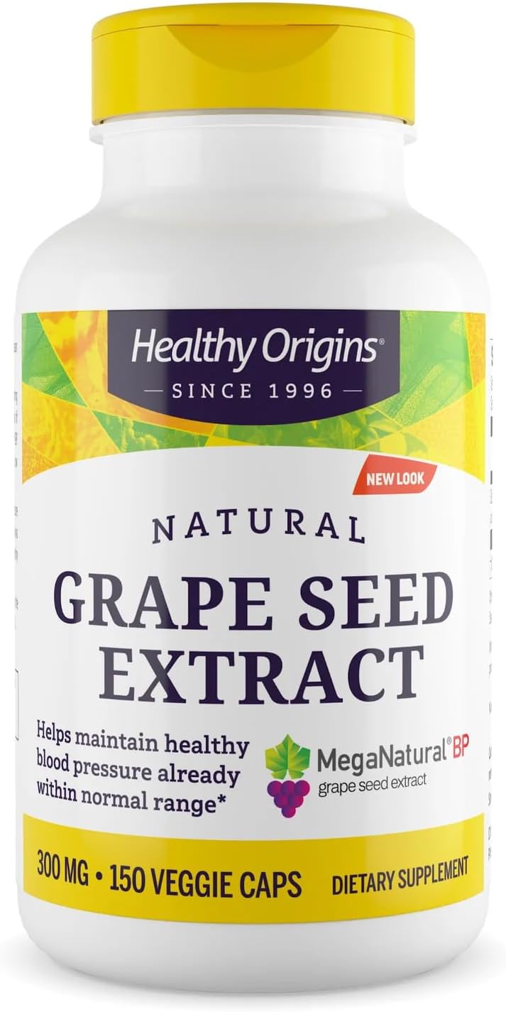 Healthy Origins Grape Seed Extract MegaNatural-BP 300 mg, 150 Caps