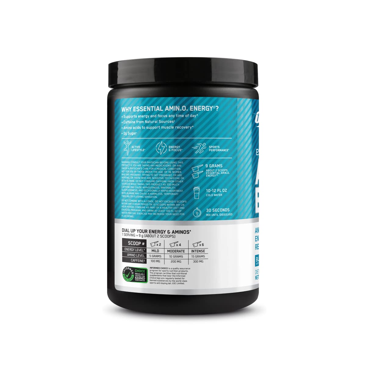 Optimum Nutrition Amino Energy - Pre Workout with Green Tea, BCAA, Amino Acids