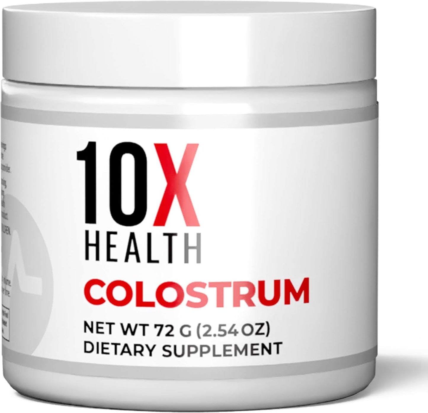 10X Health Bovine Colostrum Powder - 60 Servings | Gut Health Supplement: Organic, with Cat's Claw & Lactoferrin, Easy-Mix, 60 Servings