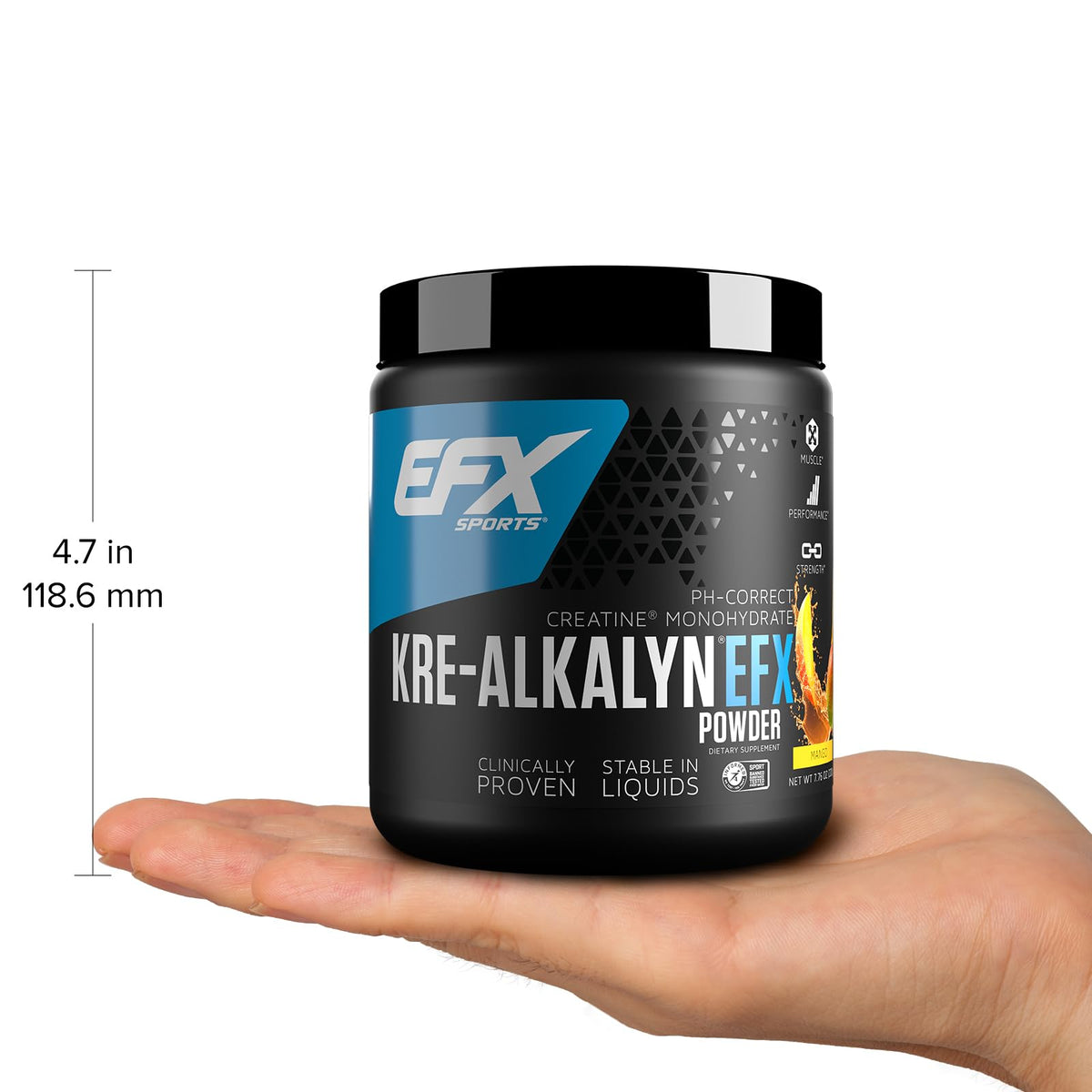 EFX Sports Kre-Alkalyn EFX Powder | pH Correct Creatine Monohydrate Powder Supple