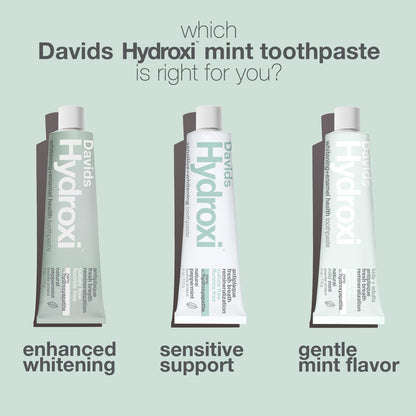 Davids Nano Hydroxyapatite Toothpaste Sensitive + Whitening Peppermint 4oz