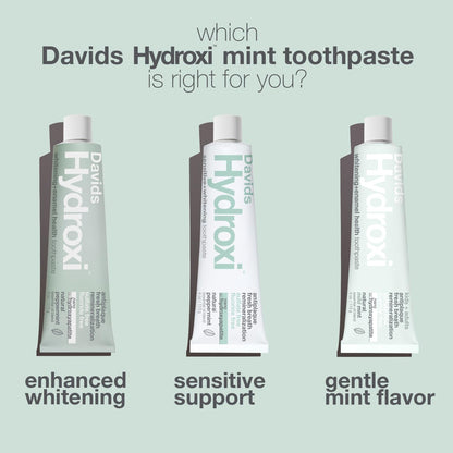 Davids Nano Hydroxyapatite Toothpaste Sensitive + Whitening Peppermint 4oz