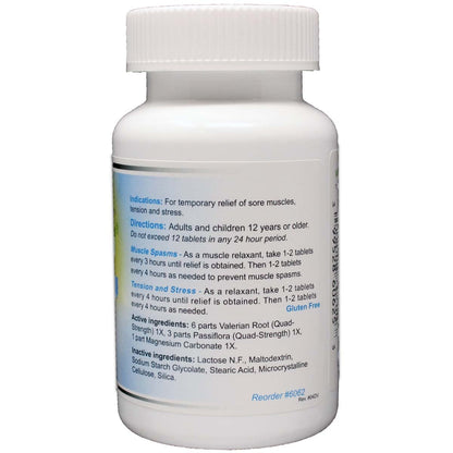 Valerian Natural Relaxant for Tension Relief, Stress Relief, Leg Cramp Relief and Other