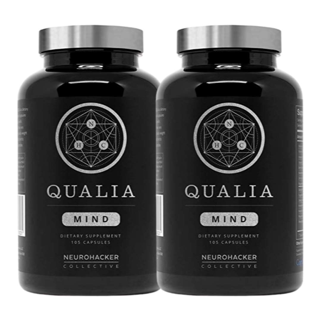 Qualia Mind Nootropics 105 ct 2-Pack | Top Brain Supplement for Memory, Focus