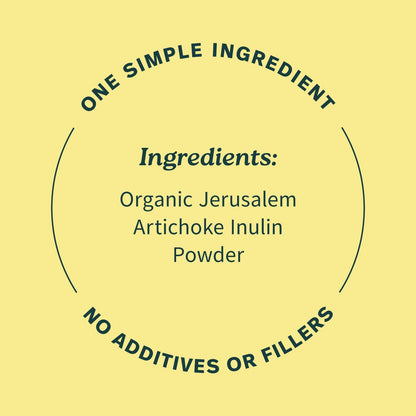 Sprout Living Organic Inulin with FOS Prebiotic Powder, Soluble Fiber for Leaky Gut, Bloating, Digestion, Feed Friendly Bacteria (Probiotics), 1 Scoop Daily, 1 lb (90 Servings)