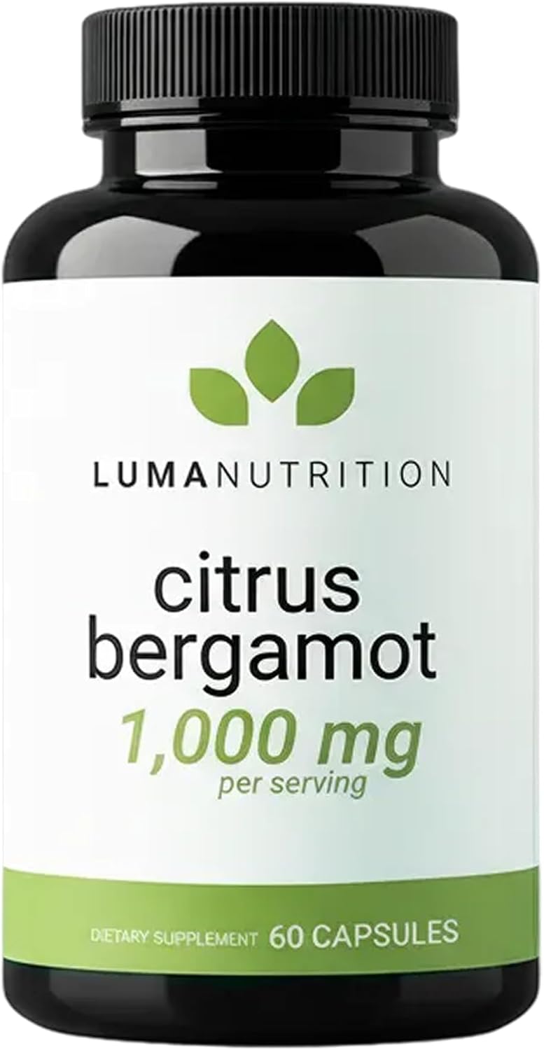 Luma Nutrition Citrus Bergamot 1000mg Supplement - 60 Capsules