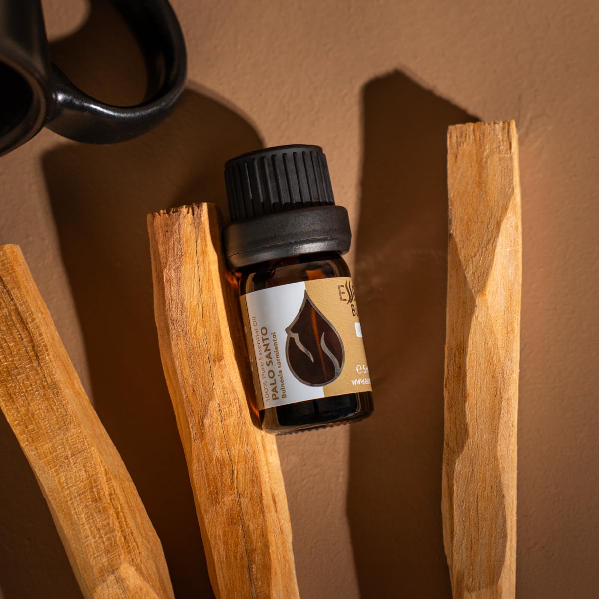 Essences Bulgaria Palo Santo Essential Oil 0.17 Fl Oz 5ml Bulnesia Sarmientoi - 100% Pure Natural