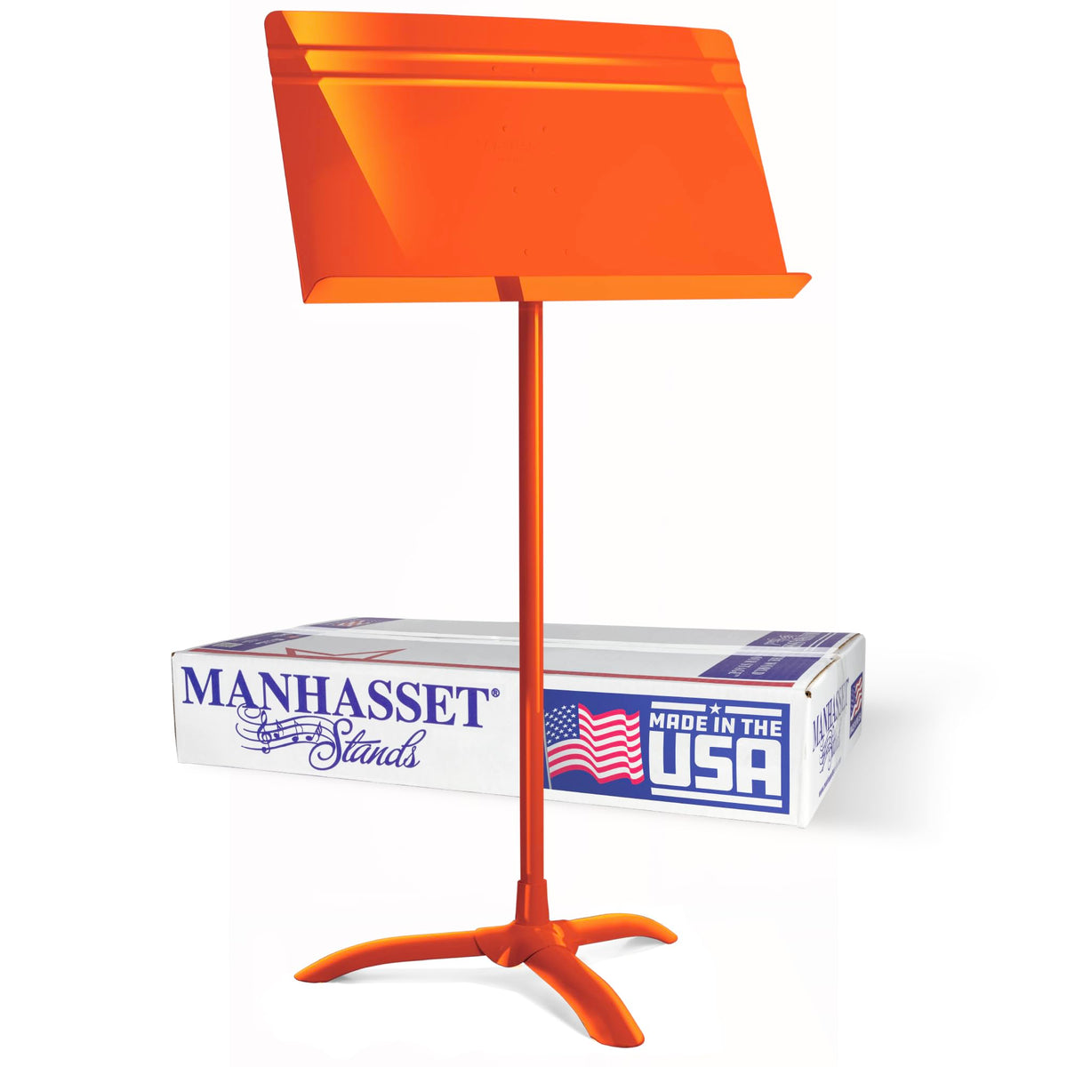 Manhasset Music Stand for Sheet Music - 48 Symphony Model - Long Lasting, Durable Manhasset Stand - Adjustable Height - 26" to 48" - Made in the USA