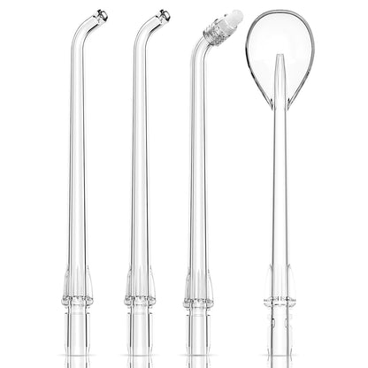 COSLUS 4 Pcs Water Dental Flosser Tips Replacement Heads Jet Nozzles
