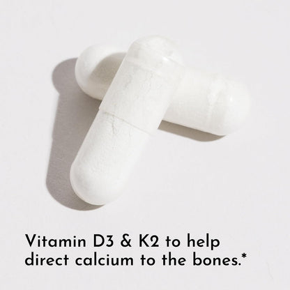 Calcium Complex – 60‑Capsule Featuring Aquamin® Red Algae, Calcium Citrate, Bisglycinate & Malate, Vitamin D3 (VegD3®) & K2 (K2Vital®), Vitamin C, Boron & L‑Lysine – Optimized Absorption & Bone Health