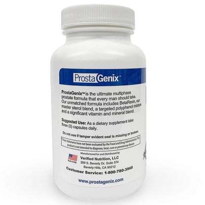 ProstaGenix Multiphase Prostate Supplement Capsule -3 Bottles- Featured on Larry King