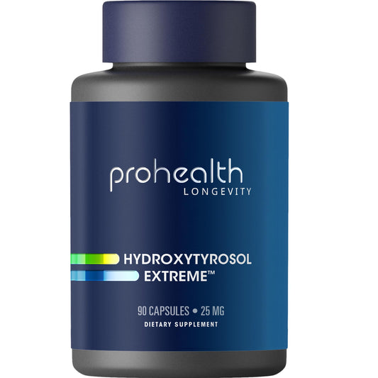 ProHealth Hydroxytyrosol Extreme 2-Pack with Olea25 (90 Vegetarian Capsules) (Organic Olive Leaf Extract)