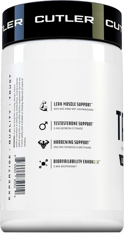 TRIUMPH Testosterone Booster for Men: Best Test Booster and Estrogen Blocker for Men with DIM, KSM 66 Ashwagandha, and Boron Citrate, Build Natural Lean Muscle Mass and Strength, 56 Veggie Capsules | Not Flavored | DIM, KSM-66 Ashwagandha, Fenugreek and B