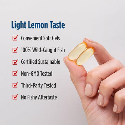 Nordic Naturals EPA Xtra, Lemon - 90 Soft Gels - 1640 mg Omega-3 - High-Intensity EPA Formula for Positive Mood, Heart Health & Healthy Immunity - Non-GMO - 45 Servings | Supports mood, heart & immune health. High-intensity EPA formula. Non-GMO. Lemon fla