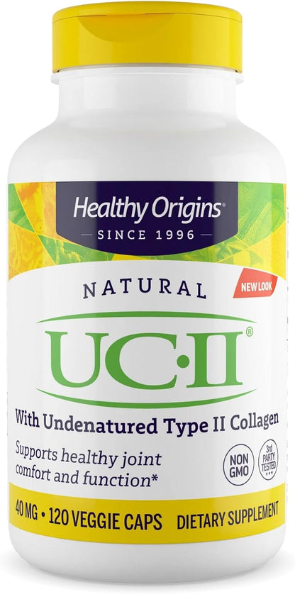 Healthy Origins UC-II Collagen 40 mg, 120 Veggie Caps