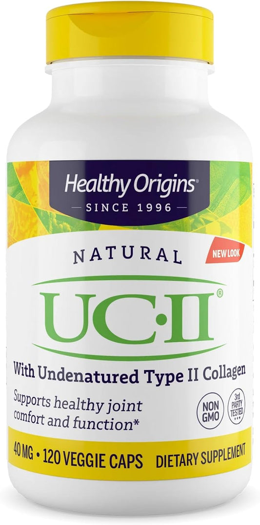 Healthy Origins UC-II Collagen 40 mg, 120 Veggie Caps