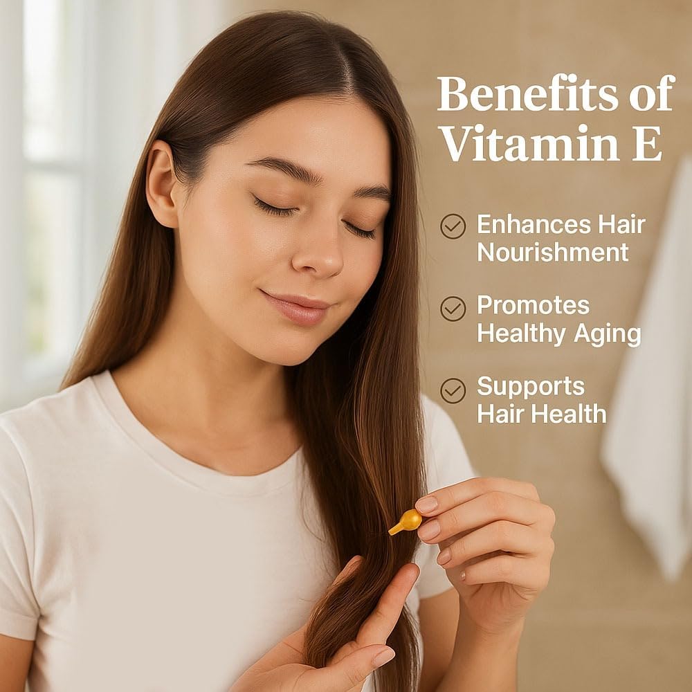 Vitamin E Topical Skin Oil Capsules, Royal Jelly, 2-Pack