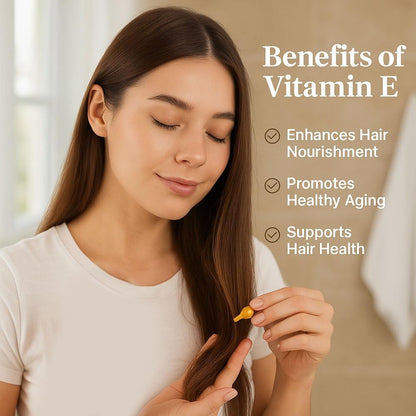 Nu-Health Royal Jelly Vitamin E Skin Oil Capsules, 90 Capsules for Face