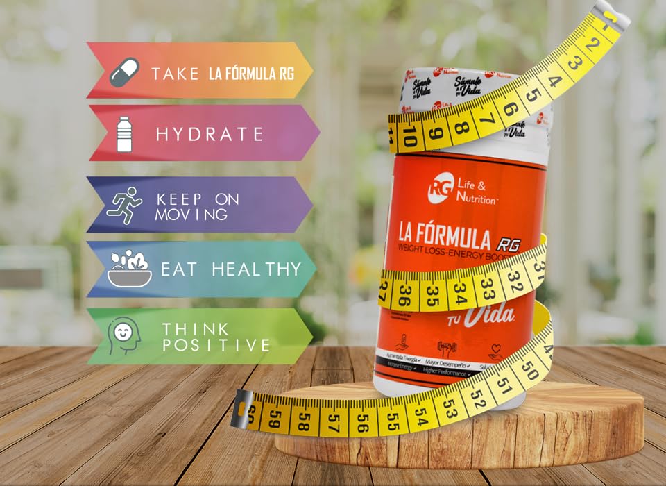 RG LIFE & NUTRITION - Weight Loss Pills, Energy Booster and Fat Burner with Magnesium