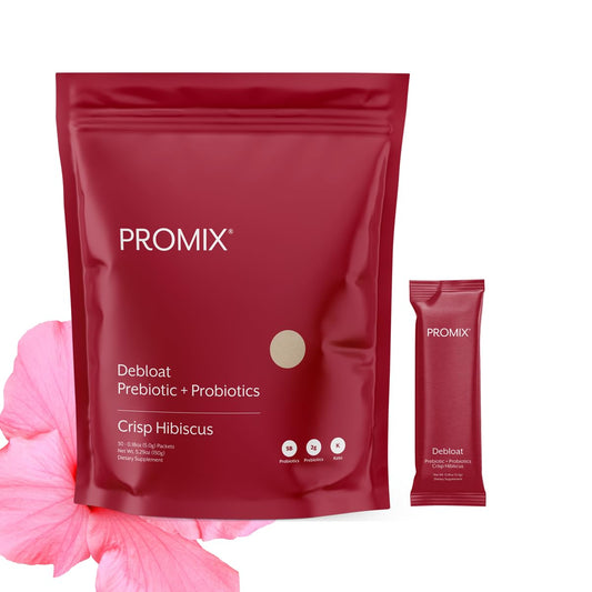 ProMix Nutrition Debloat Prebiotics and Probiotics with Baobab - Rich in Vitamin C, Bloating Relief, Immune Support - Orange - 30 Servings (Pack of 30)