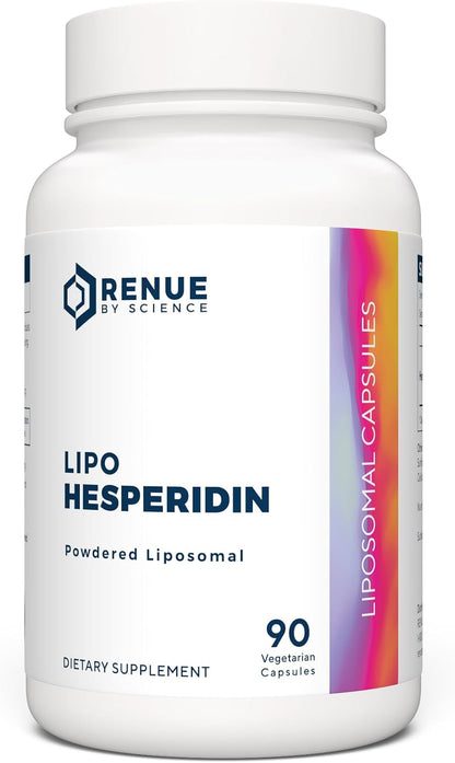Renue By Science Hesperidin | Liposomal Hesperidin Supplements | 90 High Strength Capsules - 300mg per Serving | Non-GMO | Made in the USA & Third-Party Tested