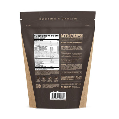 MTN OPS Hot Ignite Focus & Energy Coffee, Mountain Mocha